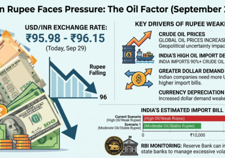 rupee today, USD INR September 2026,rupee falls 96,crude oil India,rupee dollar rate