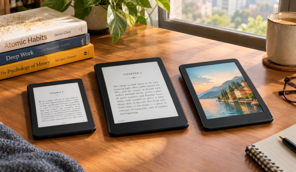 New 2026 Kindle, Kindle Paperwhite and Kindle Colorsoft e-readers