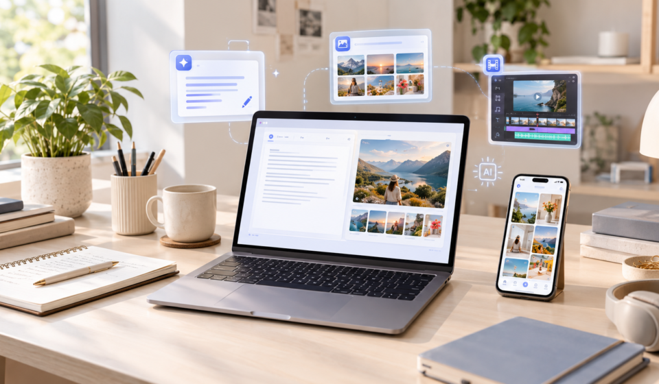 AI content creation workflow for creators